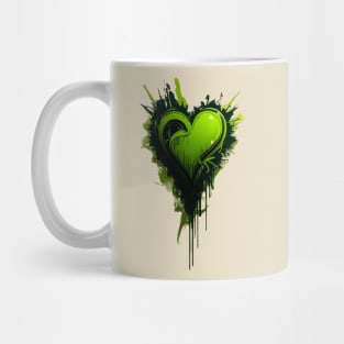 "Heartbeat of the Earth" Organic Graffiti Print Mug